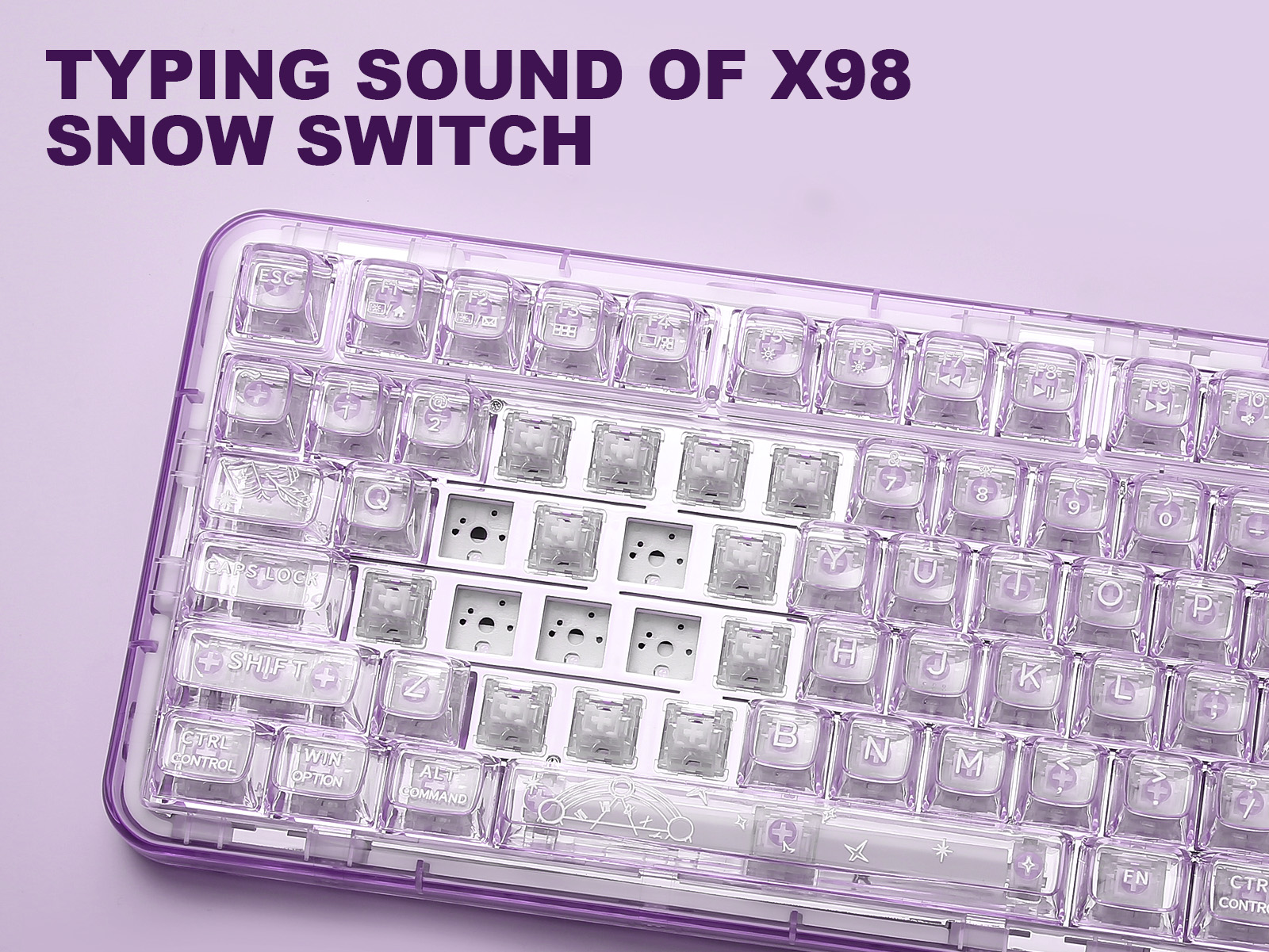 Amazon.com: YUNZII X98 QMK/VIA Wireless Mechanical Gaming Keyboard